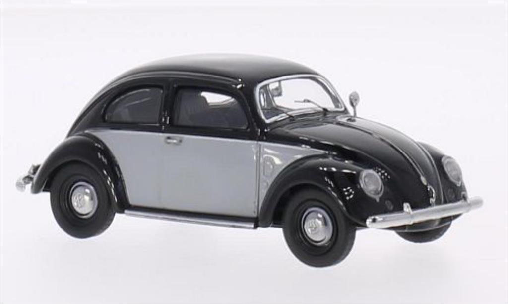Volkswagen Kafer 1/43 Schuco zwart/grijs modelauto