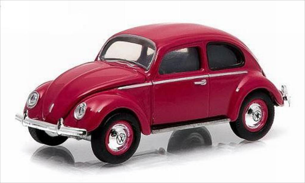 Volkswagen Kafer 1/64 Greenlight (Typ 1) rood 1949 modelauto