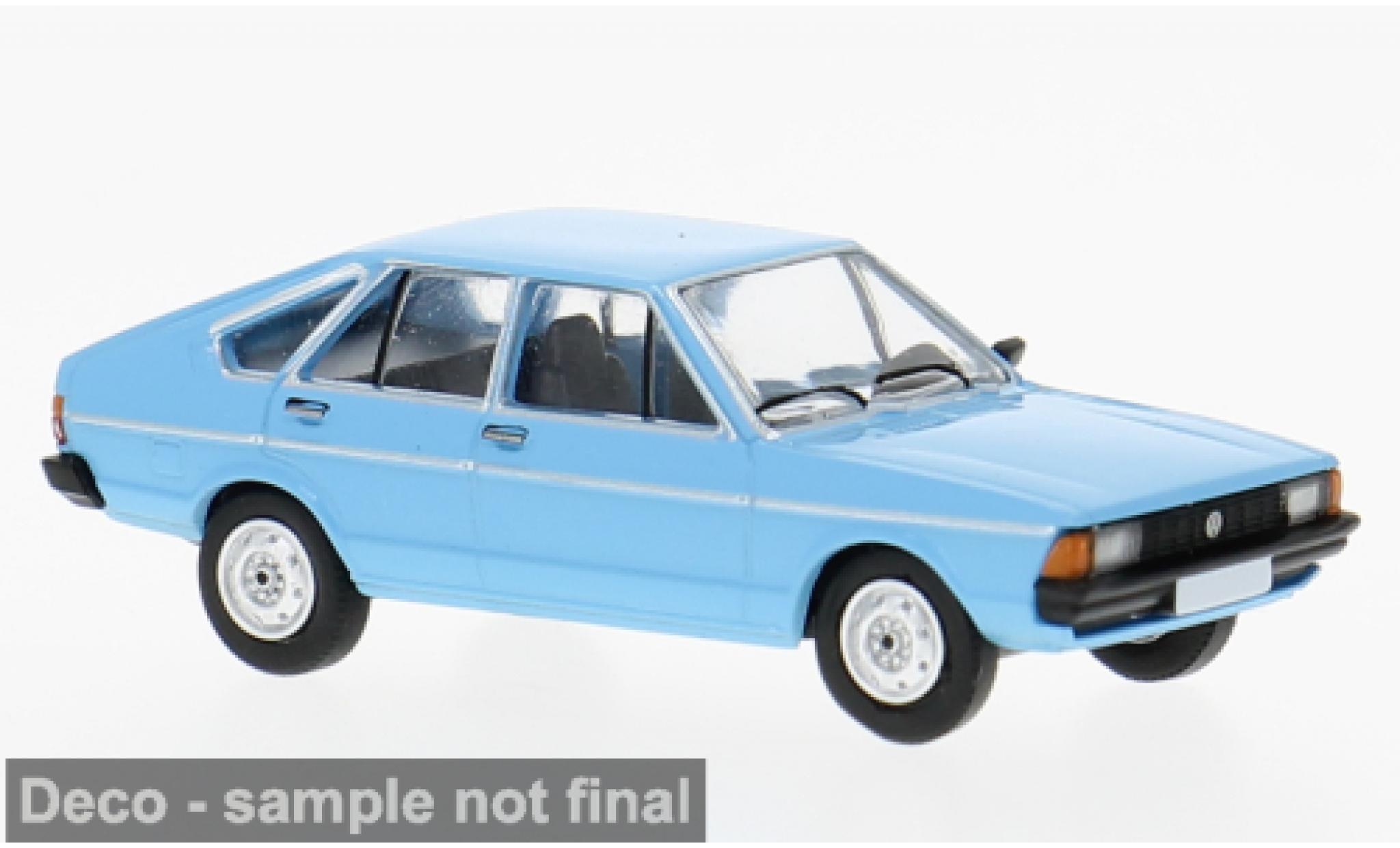 Volkswagen Passat 1/87 PCX87 B1 blauw 1977 1:87 modelauto