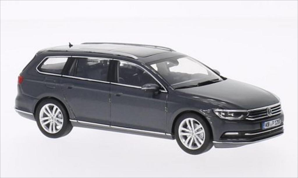 Volkswagen Passat 1/43 Herpa Variant metallic grijs 2014 modelauto