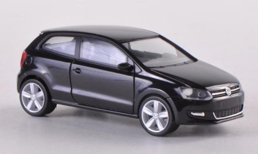 Volkswagen Polo 1/87 Herpa 2-turig zwart modelauto