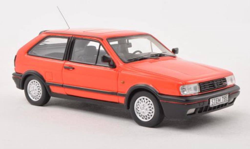Volkswagen Polo 1/43 Neo IIF Coupe G40 rood 1991 modelauto
