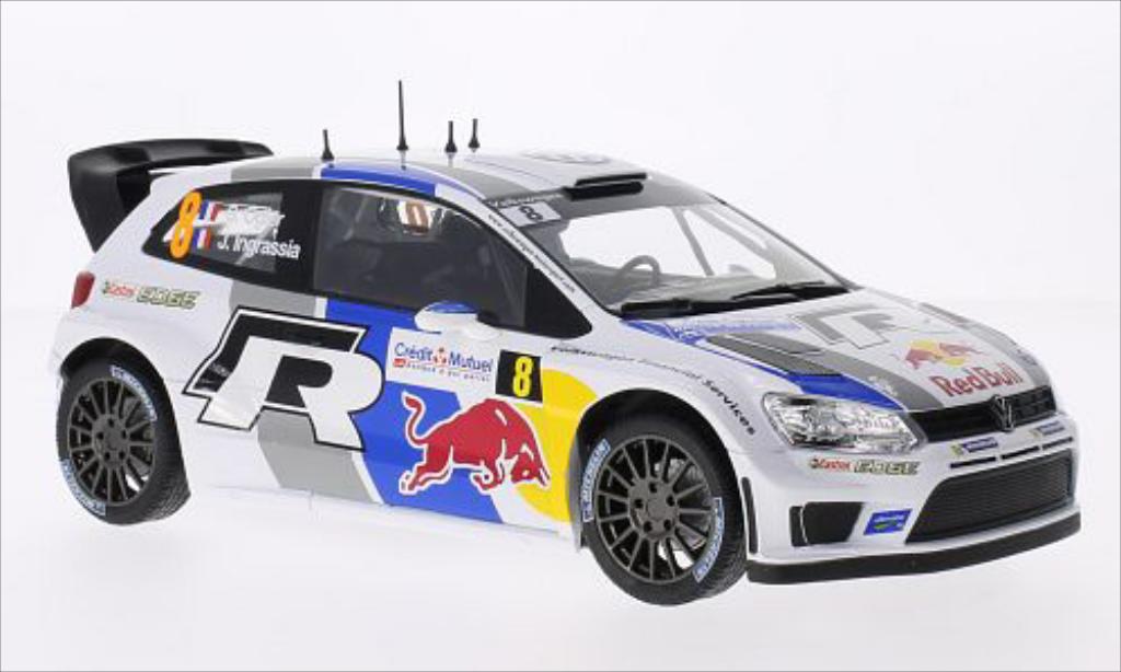 Volkswagen Polo 1/18 Norev R WRC No.8 Red Bull WRC Rallye de France 2013 /J.Ingrassia modelauto