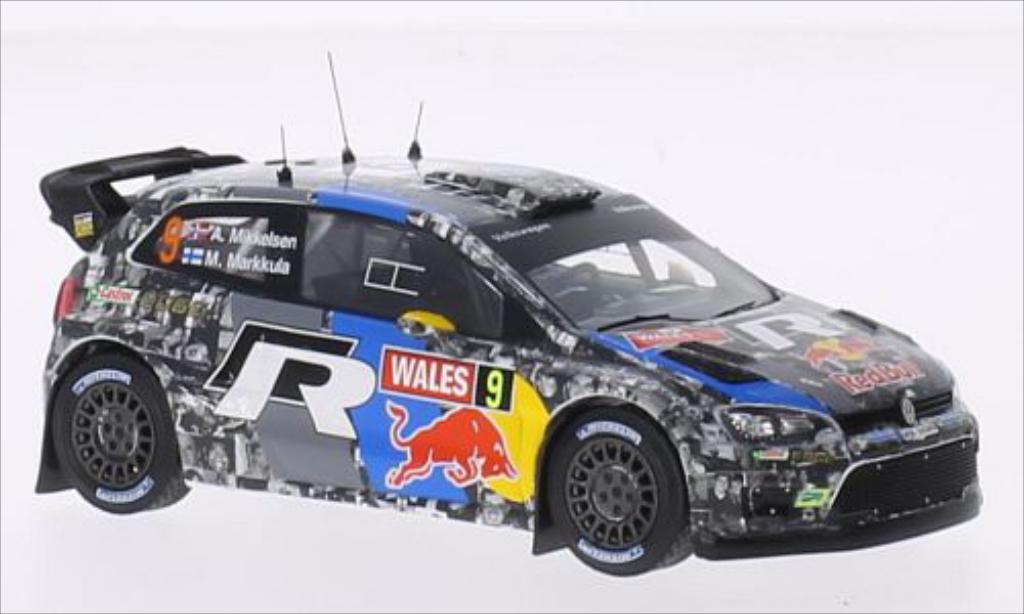Volkswagen Polo 1/43 IXO R WRC No.9 Rallye WM Rallye Wales 2013 /M.Markula modelauto