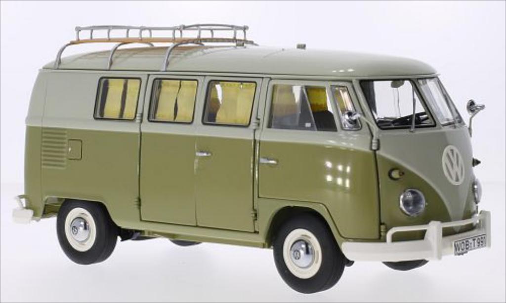 Volkswagen T1 1/18 Schuco grun/grun 1959 modelauto