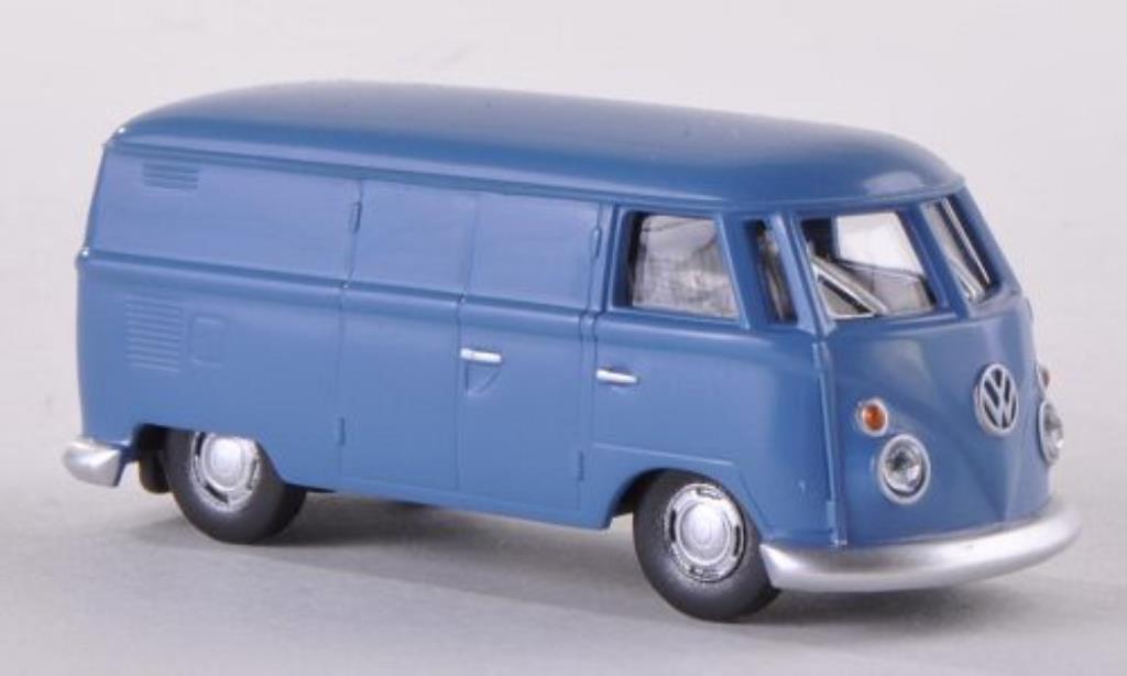 Volkswagen T1 1/87 Herpa Kasten blauw modelauto