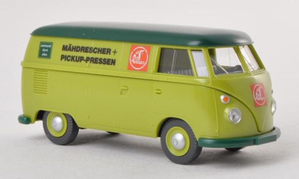 Volkswagen T1 1/87 Wiking Kasten Claas Kundendienst modelauto