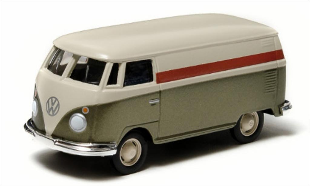 Volkswagen T1 1/64 Greenlight Bestelwagen beige/gold modelauto