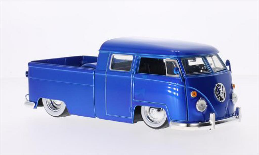 Volkswagen T1 1/24 Jada Toys Pickup Tuning blauw 1963 modelauto