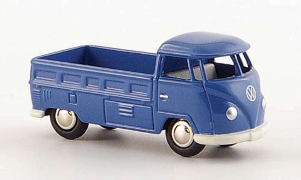 Volkswagen T1 1/87 Bub Pritsche blauw modelauto