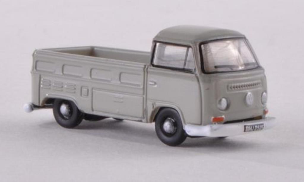 Volkswagen T1 1/148 Oxford Pritsche grijs modelauto