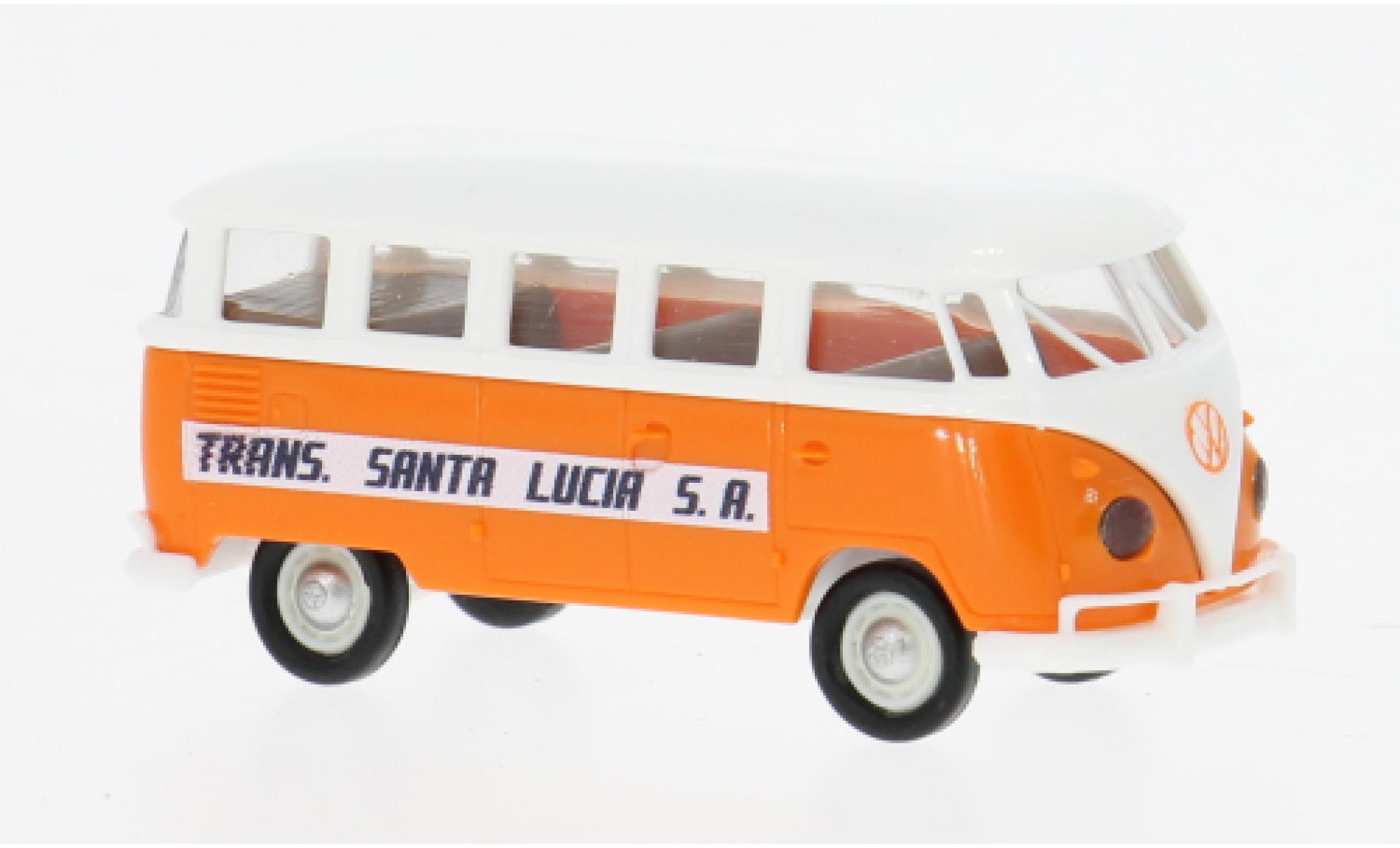 Volkswagen T1 1/87 Brekina b Mindersamba 1960 Trans Santa Lucia 1:87 modelauto