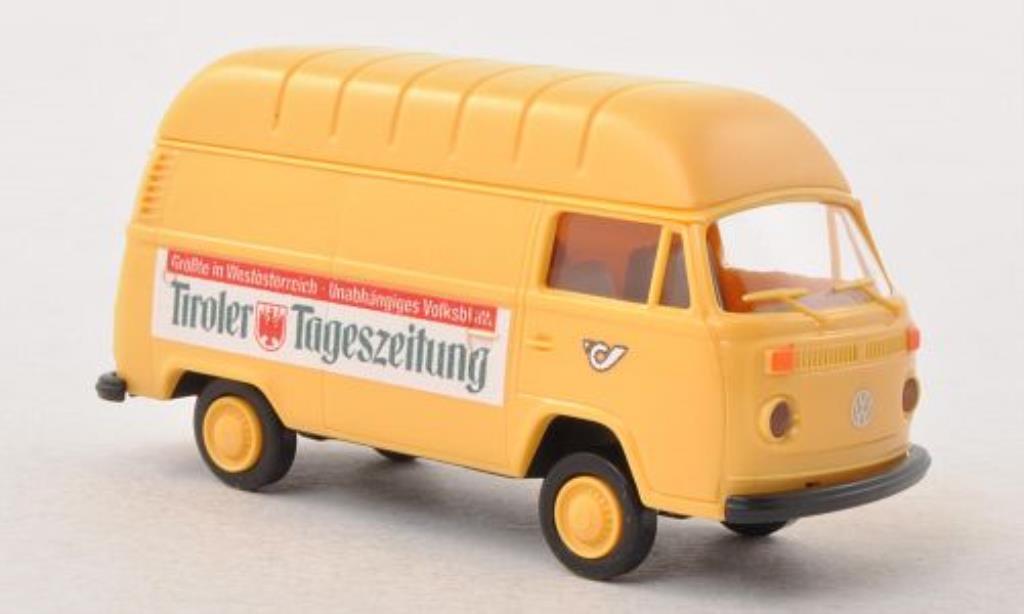 Volkswagen T2 1/87 Brekina Hochdach-Kasten osterreichische Post / Tiroler Tageszeitung (A) modelauto