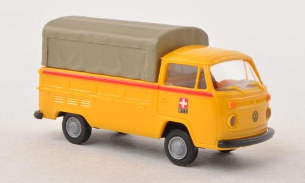 Volkswagen T2 1/87 Brekina Pritsche PTT (CH) modelauto