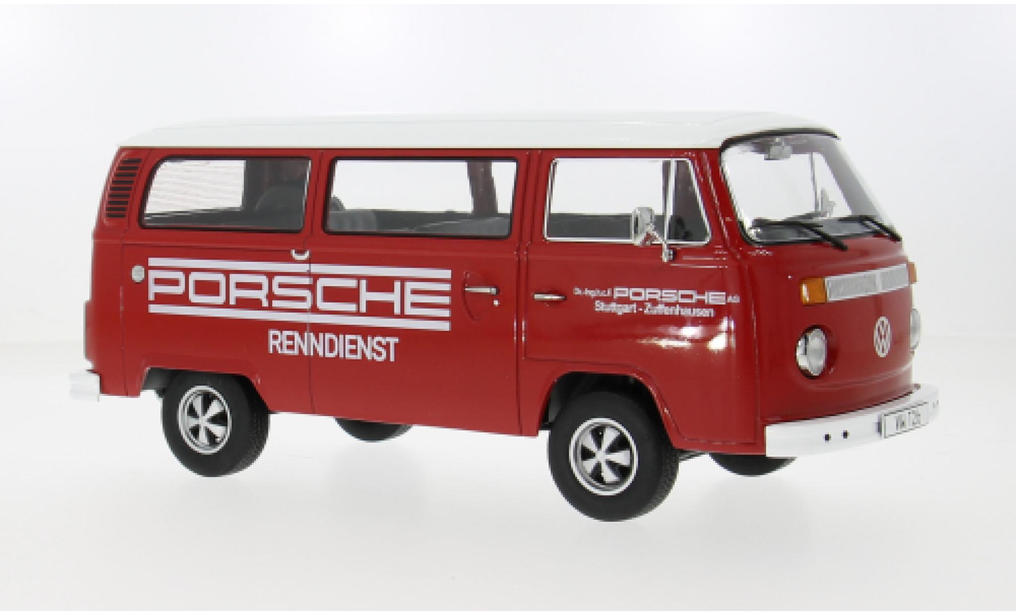 Volkswagen T2 1/18 KK Scale b Bus 1972 Porsche Renndienst 1:18 modelauto