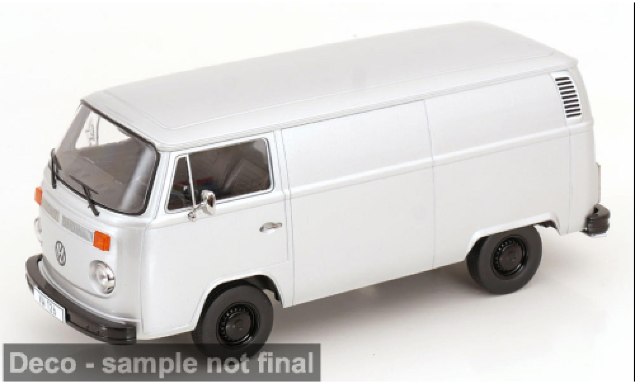 Volkswagen T2 1/18 KK Scale b Delivery Van grijs 1972 1:18 modelauto