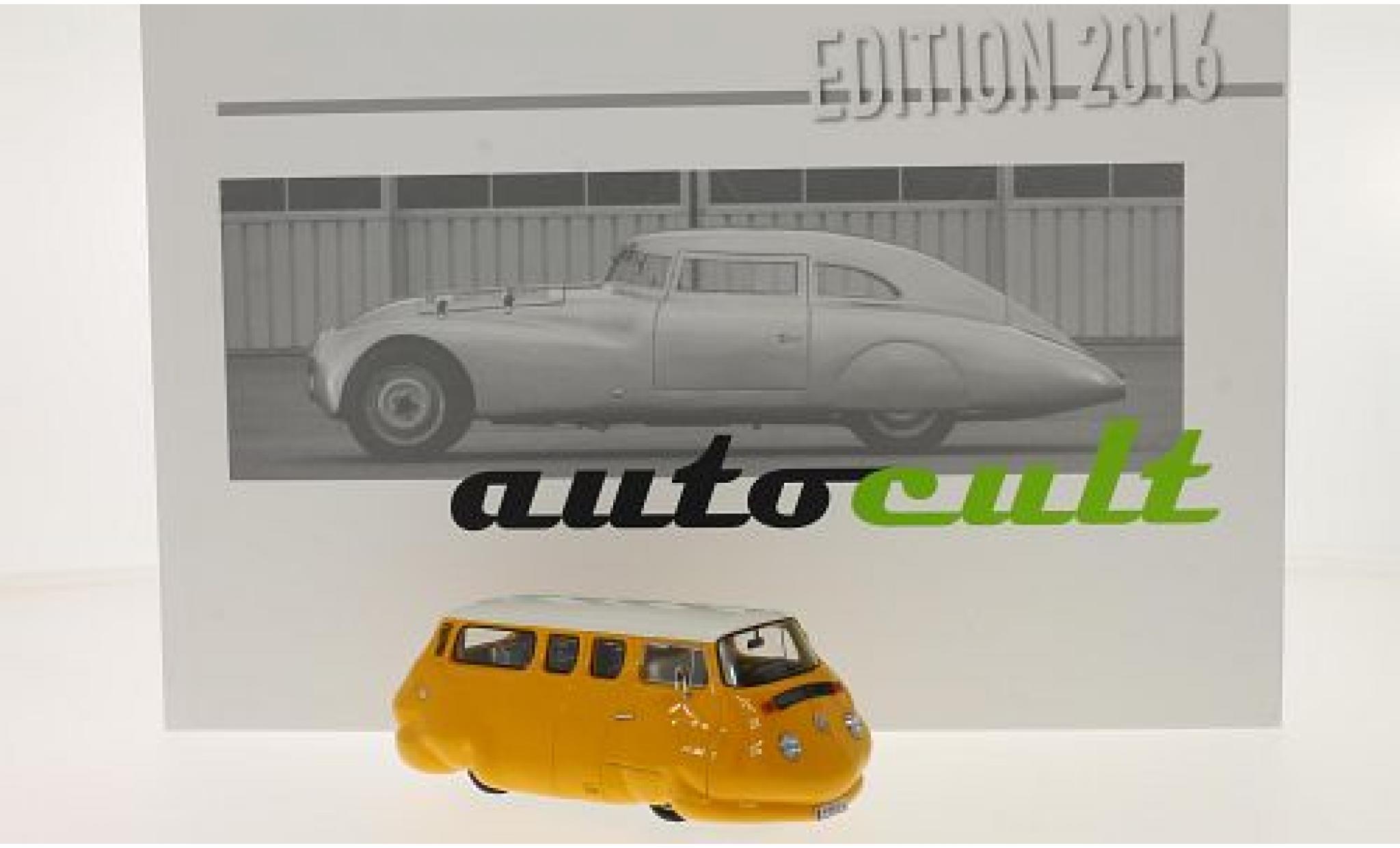Volkswagen T2 1/43 AutoCult b oranje 1:43 modelauto