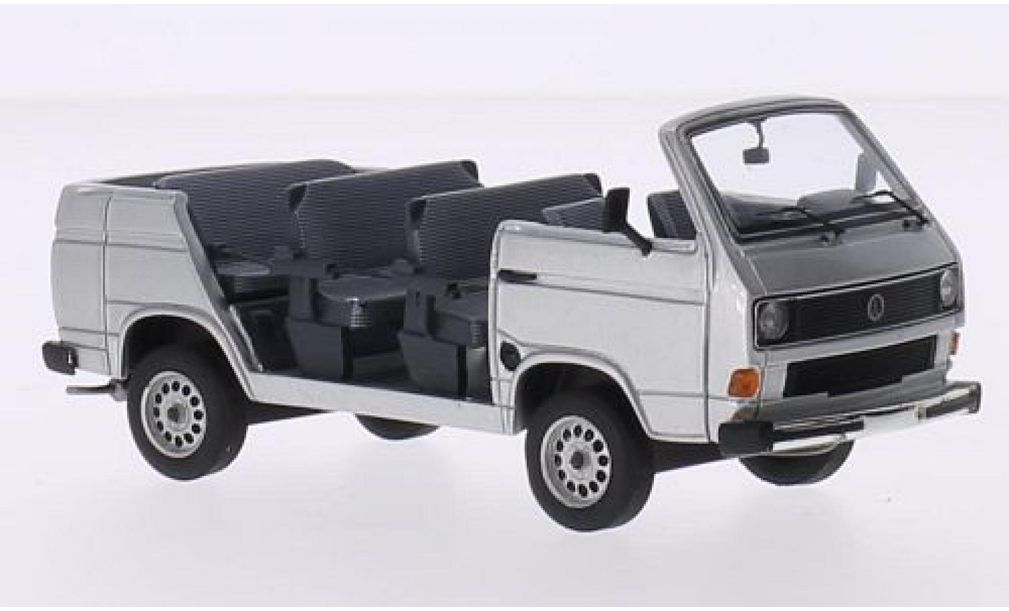 Volkswagen T3 1/43 AutoCult Werksbesich grijs 1:43 modelauto