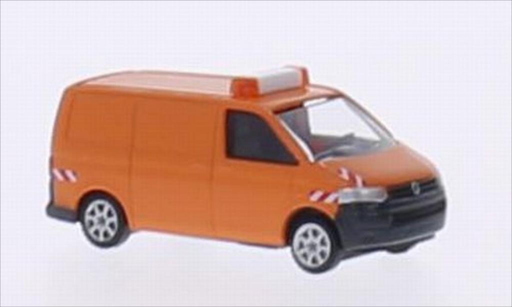 Volkswagen T5 1/160 Wiking Kasten oranje Kommunaldienst modelauto