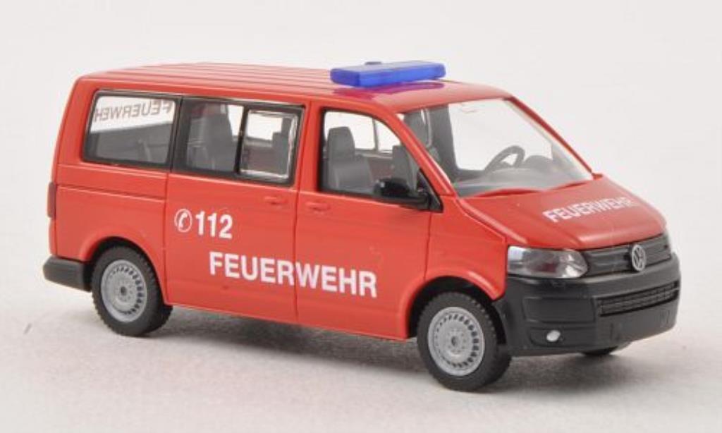 Volkswagen T5 1/87 Wiking Multivan Brandweer modelauto