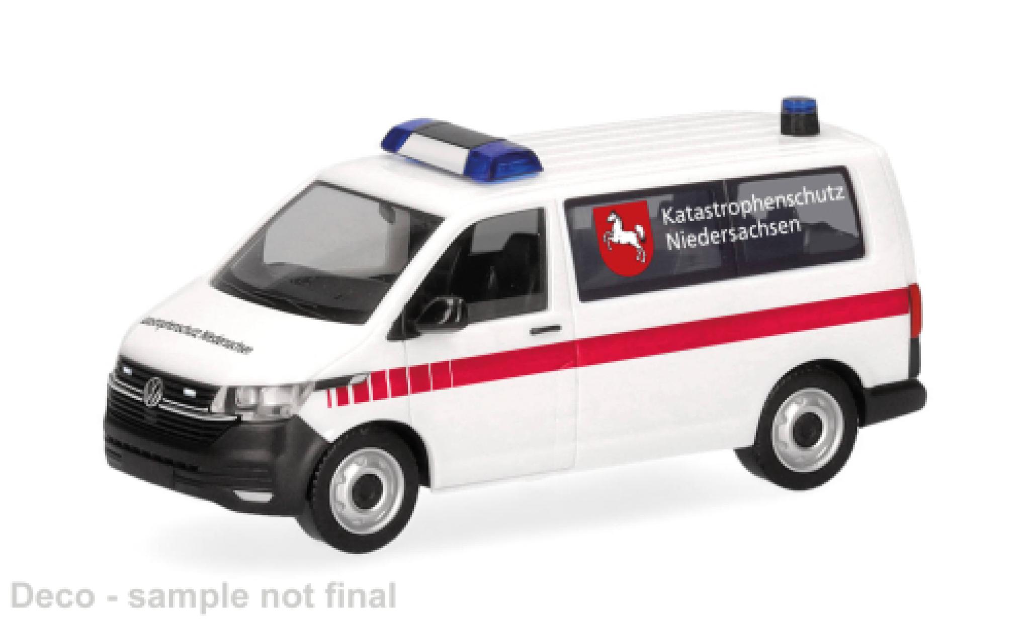Volkswagen T6 1/87 Herpa .1 Bus Katastropfenschutz Niedersachsen 1:87 modelauto