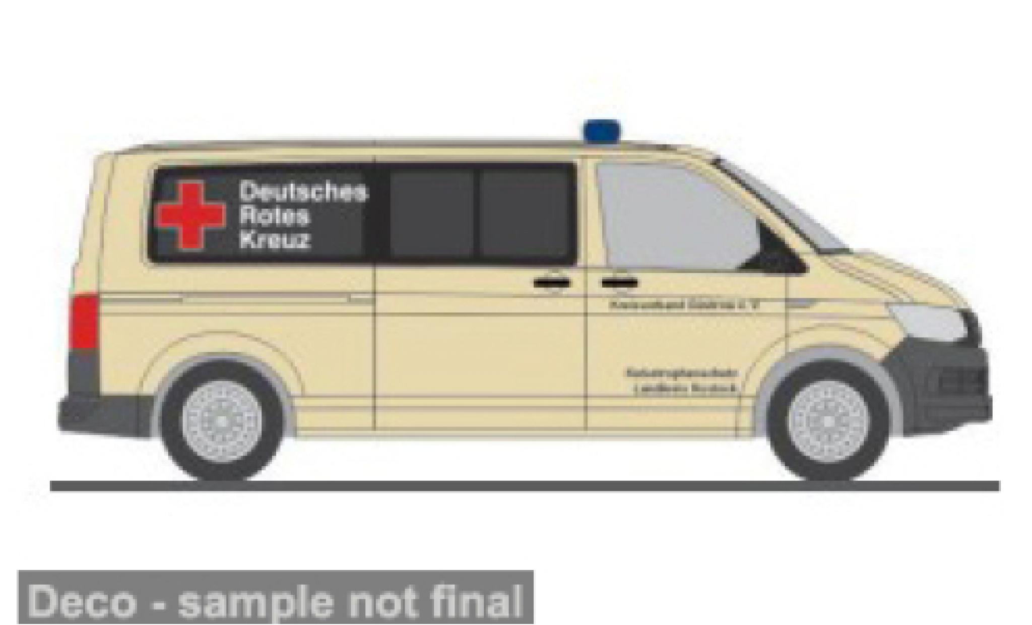 Volkswagen T6 1/87 Rietze DRK KV G&uuml;strow 1:87 modelauto