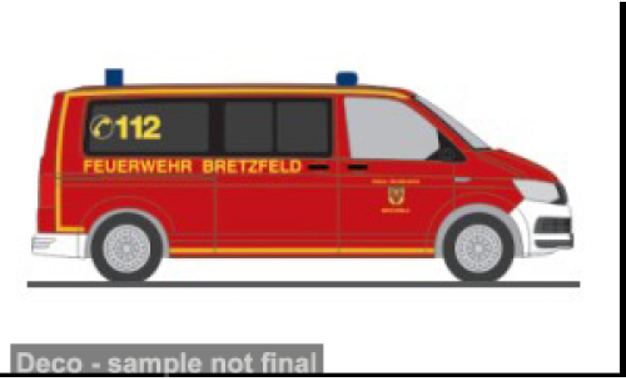 Volkswagen T6 1/87 Rietze FW Bretzfeld 1:87 modelauto