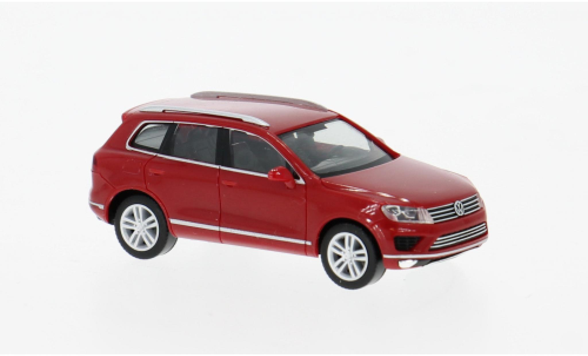 Volkswagen Touareg 1/87 Herpa rood 1:87 modelauto