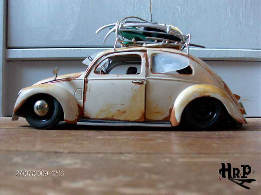 Volkswagen Kafer 1/18 Maisto coccinelle split hoodride modelauto
