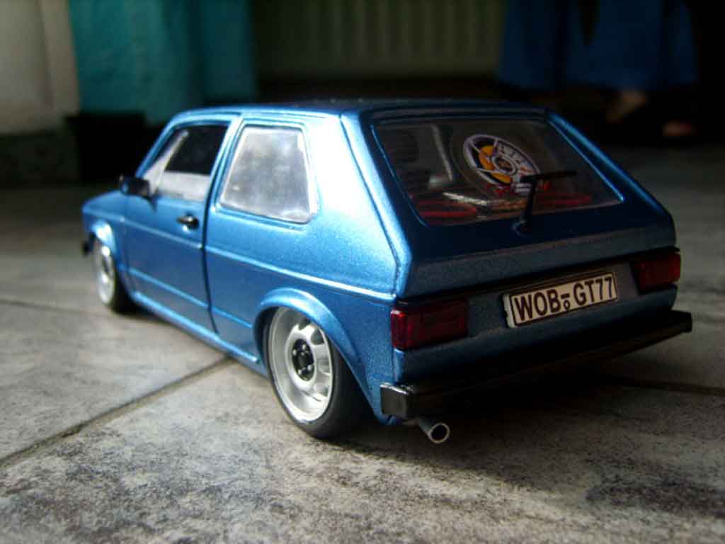 Volkswagen Golf GTI calandre phare us et jantes ats 1/18 Solido