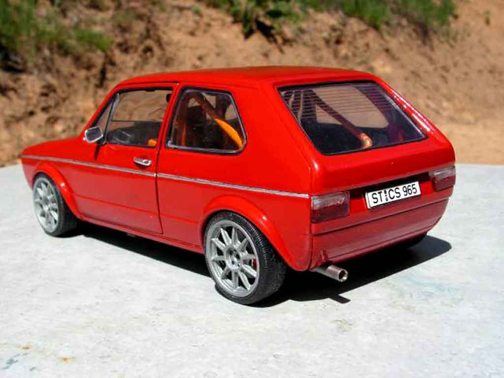 Volkswagen Golf GTI preparation piste rallye 1/18 Solido