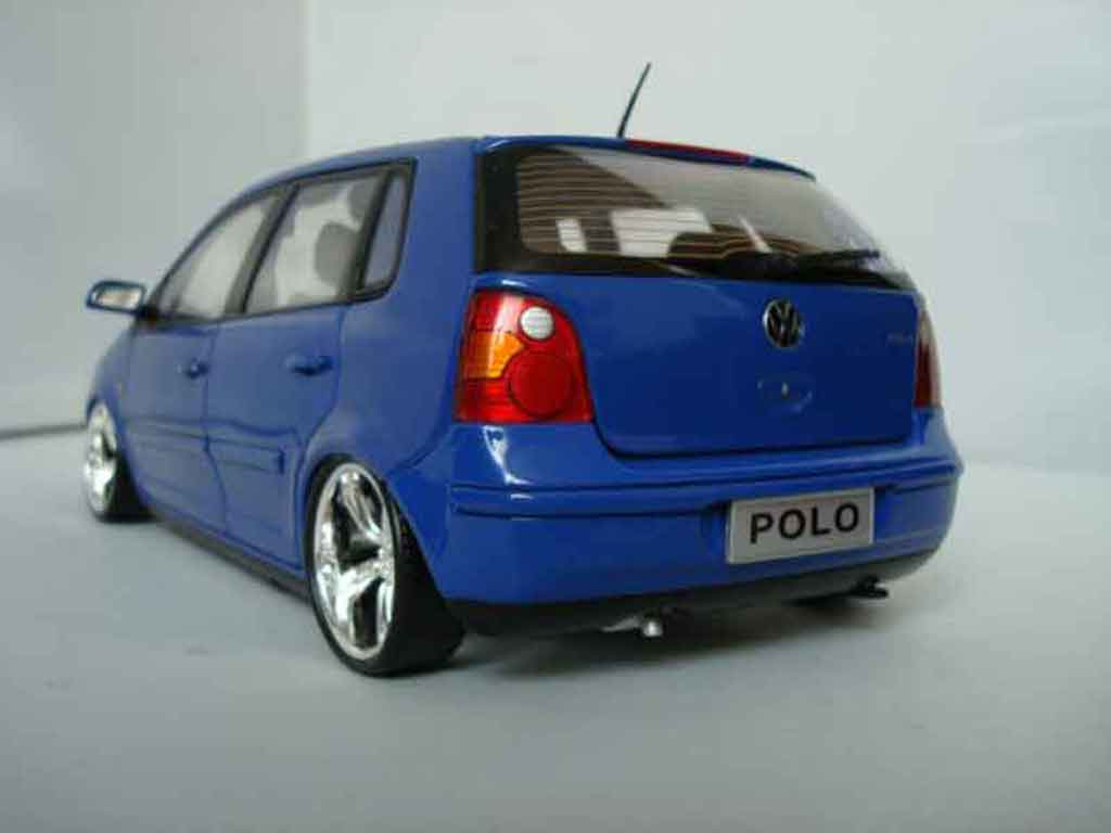 Volkswagen Polo Base 9n blauw jantes 14 pouces 1/18 Anson