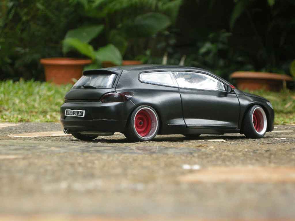 Volkswagen Scirocco R 3 zwart german look 1/18 Norev