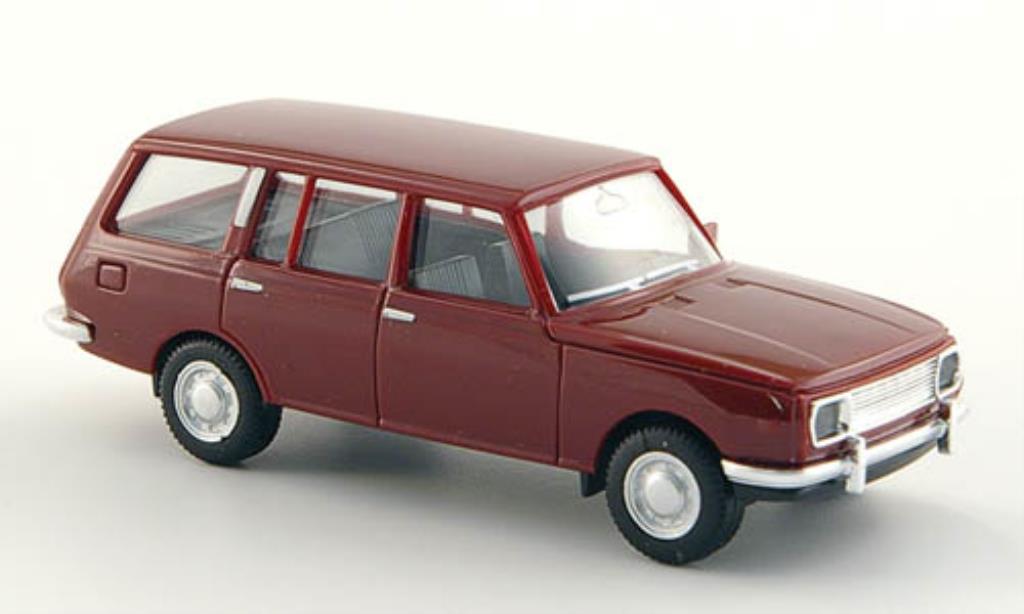 Wartburg 353 1/87 Herpa Tourist rood modelauto