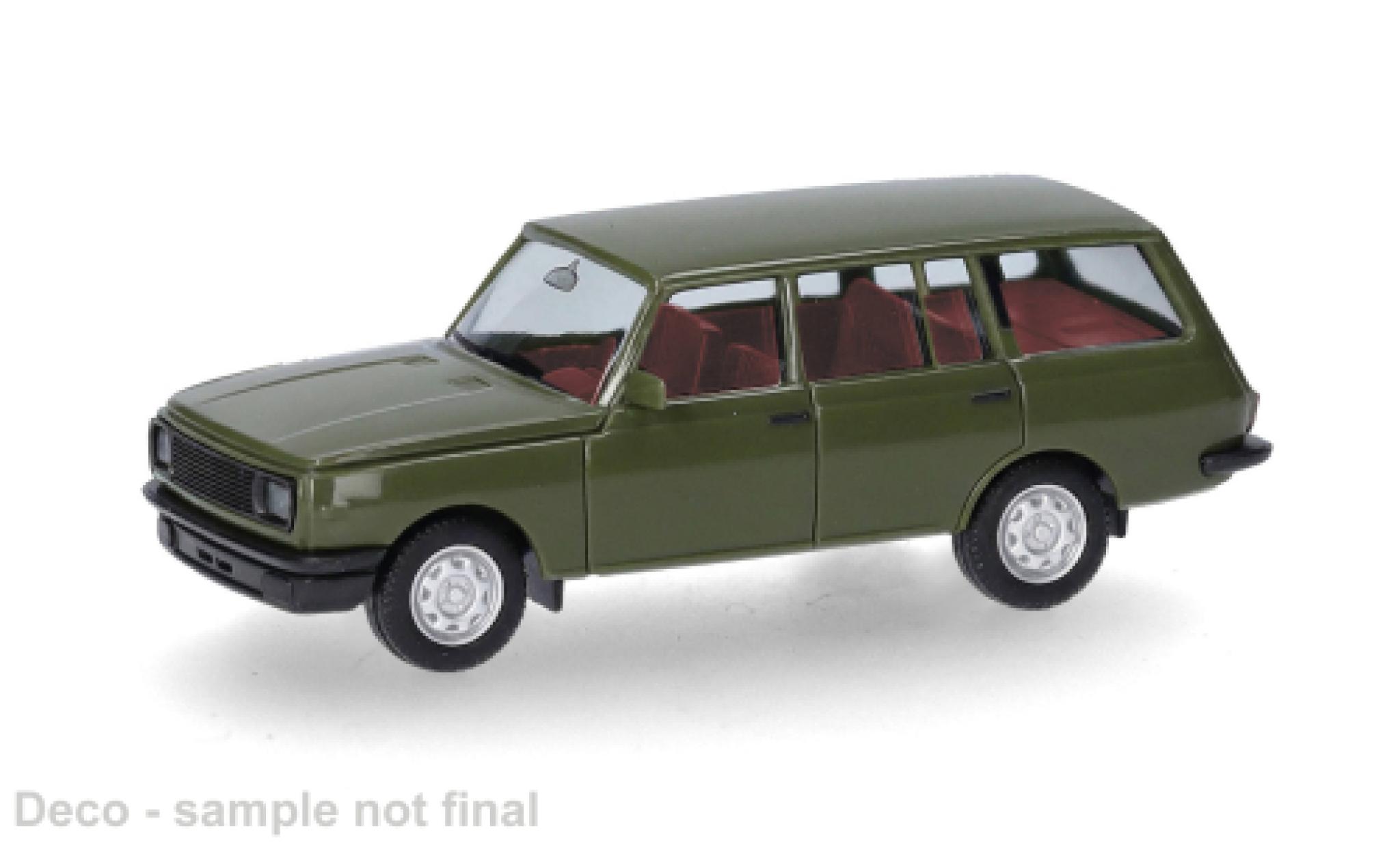Wartburg 353 1/87 Herpa Tourist oliv 1984 1:87 modelauto