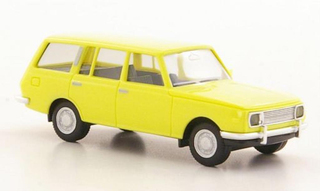 Wartburg 353 1/87 Herpa Tourist geel modelauto