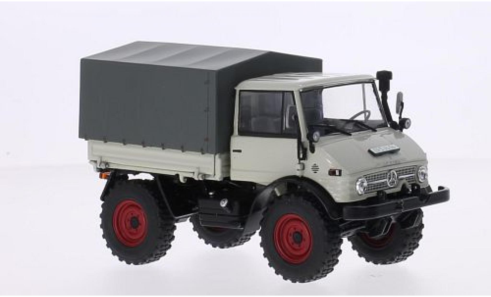 Mercedes Unimog 1/32 weise toys 406 (U84) grijs avec Ganzstahl-Fahrerhaus et toile modelauto