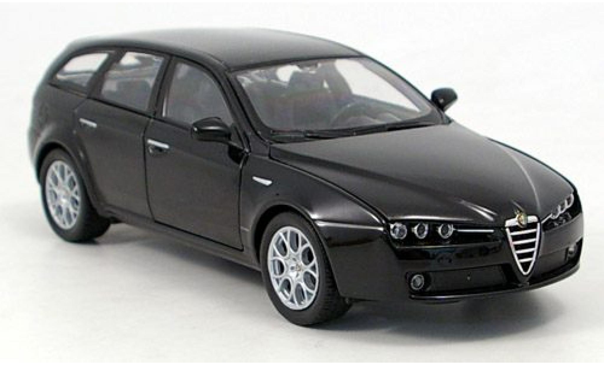Alfa Romeo 159 1/24 Welly Sportwagon zwart 1:24 modelauto