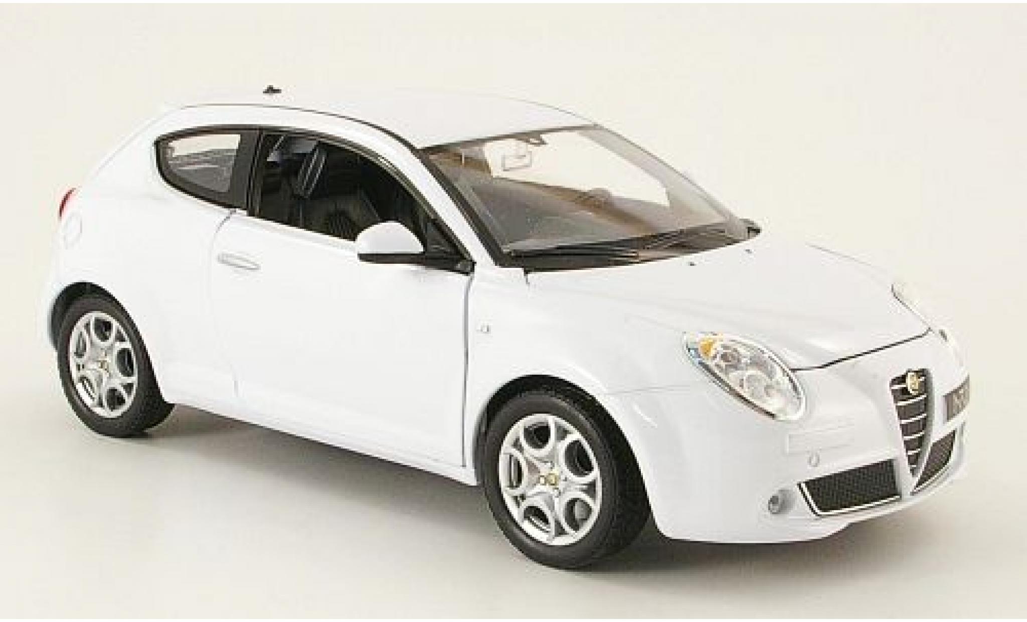 Alfa Romeo Mito 1/24 Welly MiTo wit 1:24 modelauto