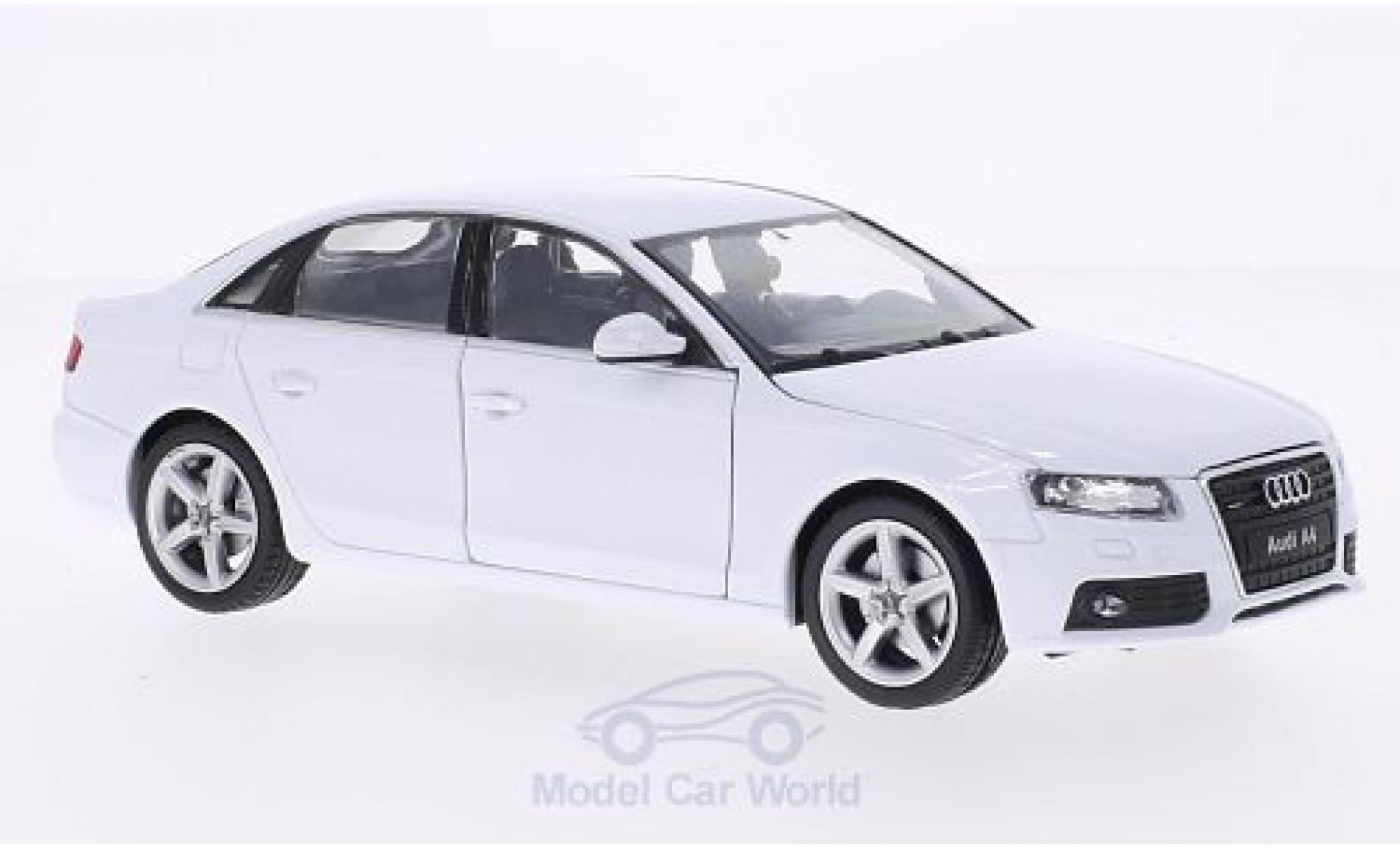 Audi A4 1/24 Welly wit 2009 modelauto