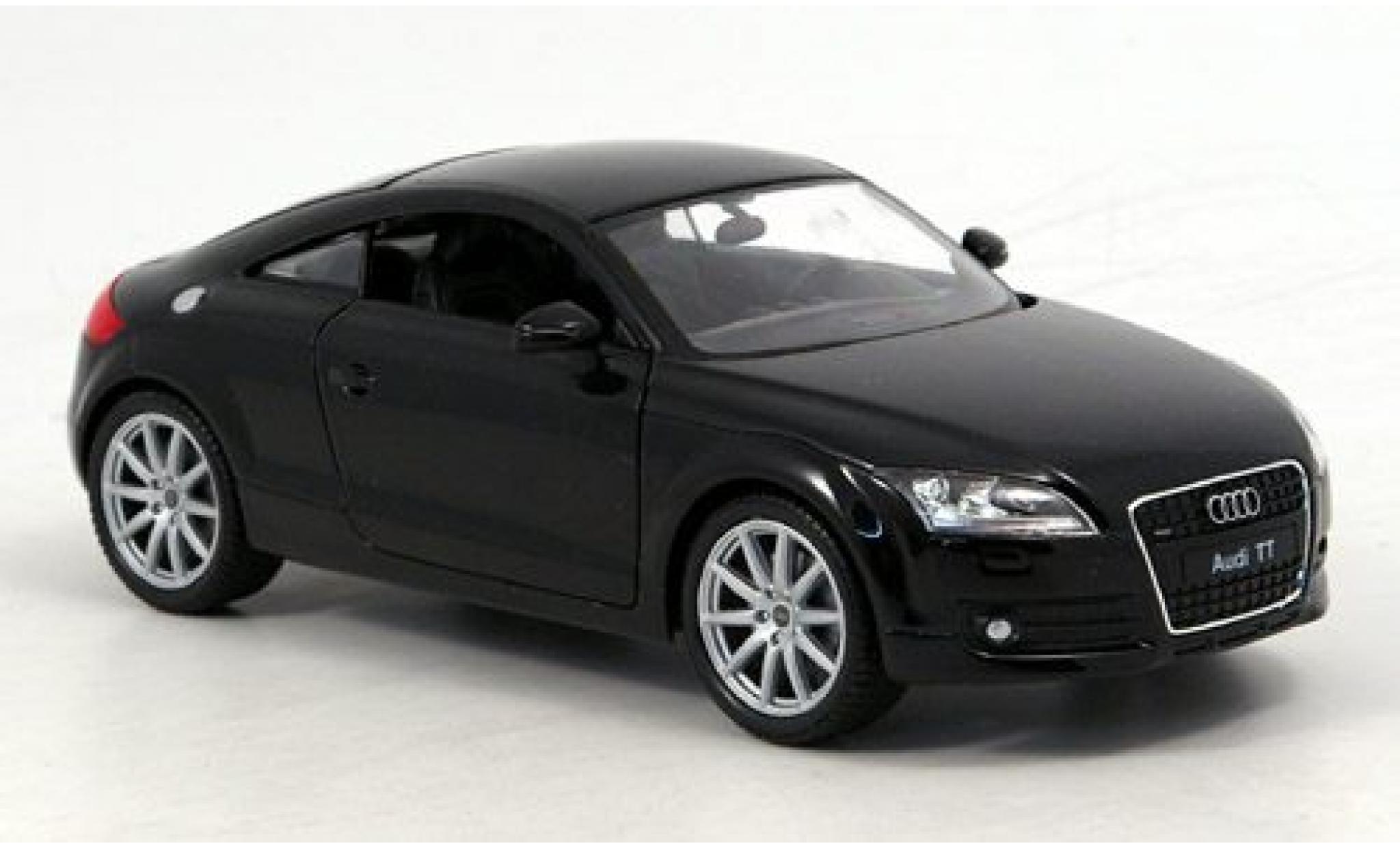 Audi TT 1/24 Welly Coupe zwart 1:24 modelauto