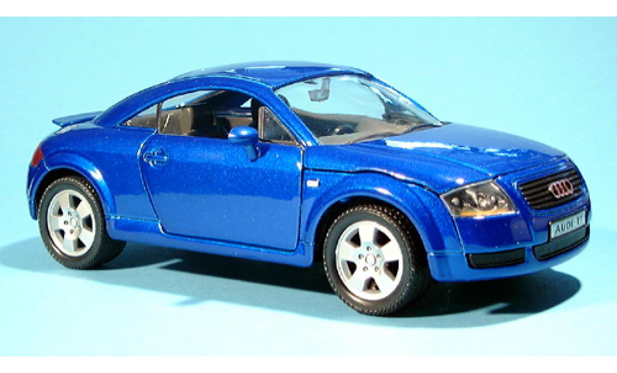Audi TT 1/24 Welly met. blauw 1:24 modelauto