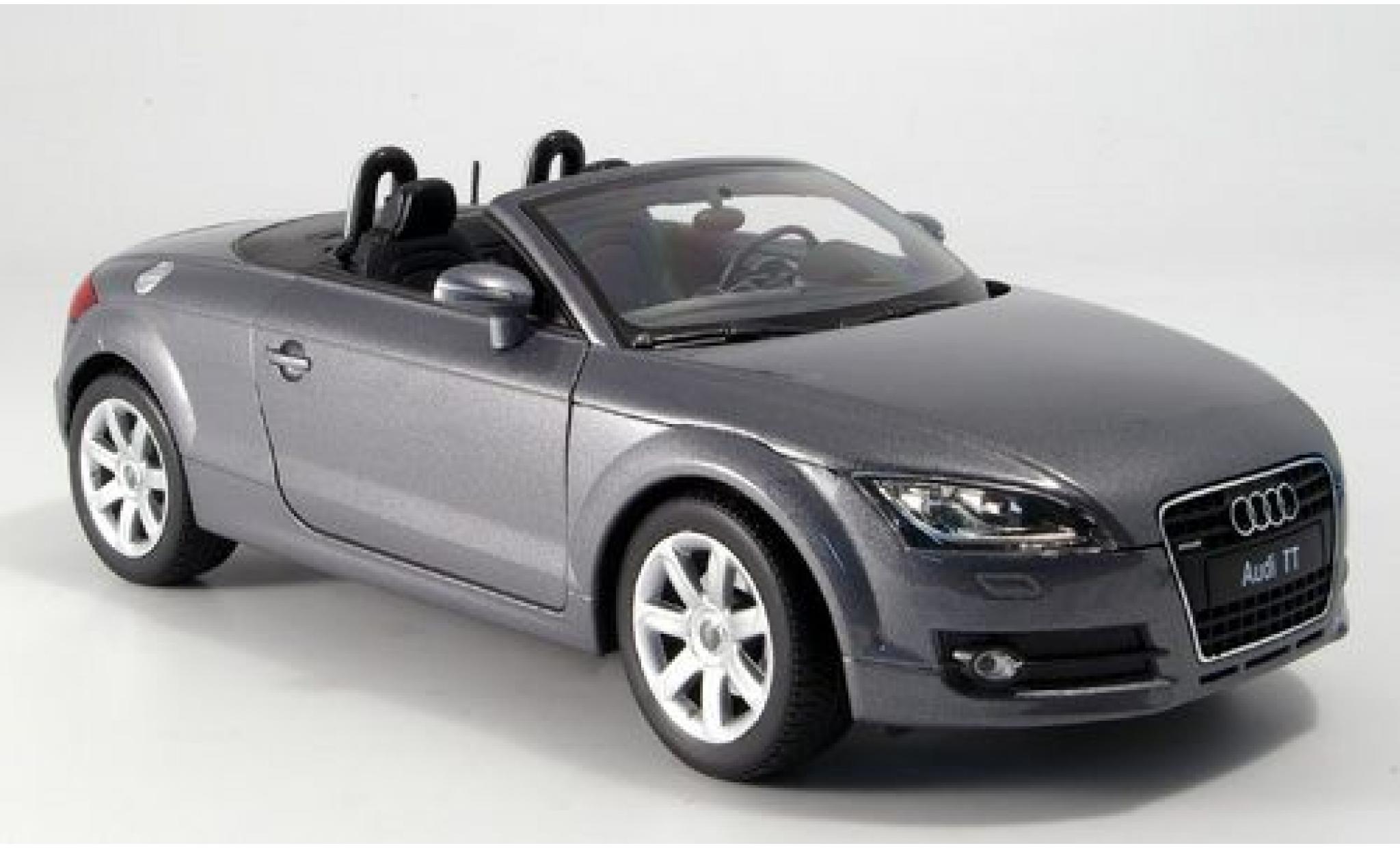Audi TT 1/18 Welly Roadster met.-grijs offen 1:18 modelauto