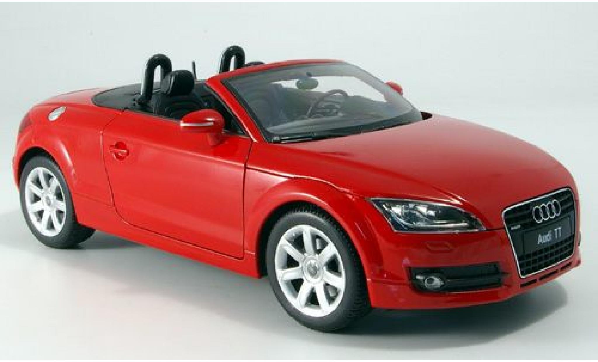 Audi TT 1/18 Welly Roadster rood offen 1:18 modelauto