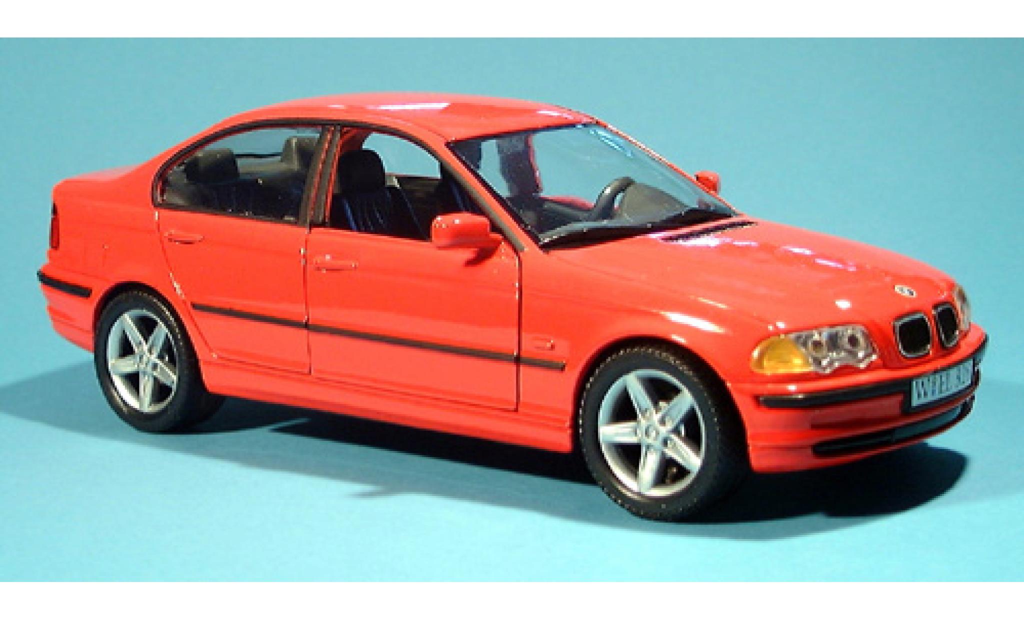 Bmw 328 1/24 Welly i rood 1998 1:24 modelauto
