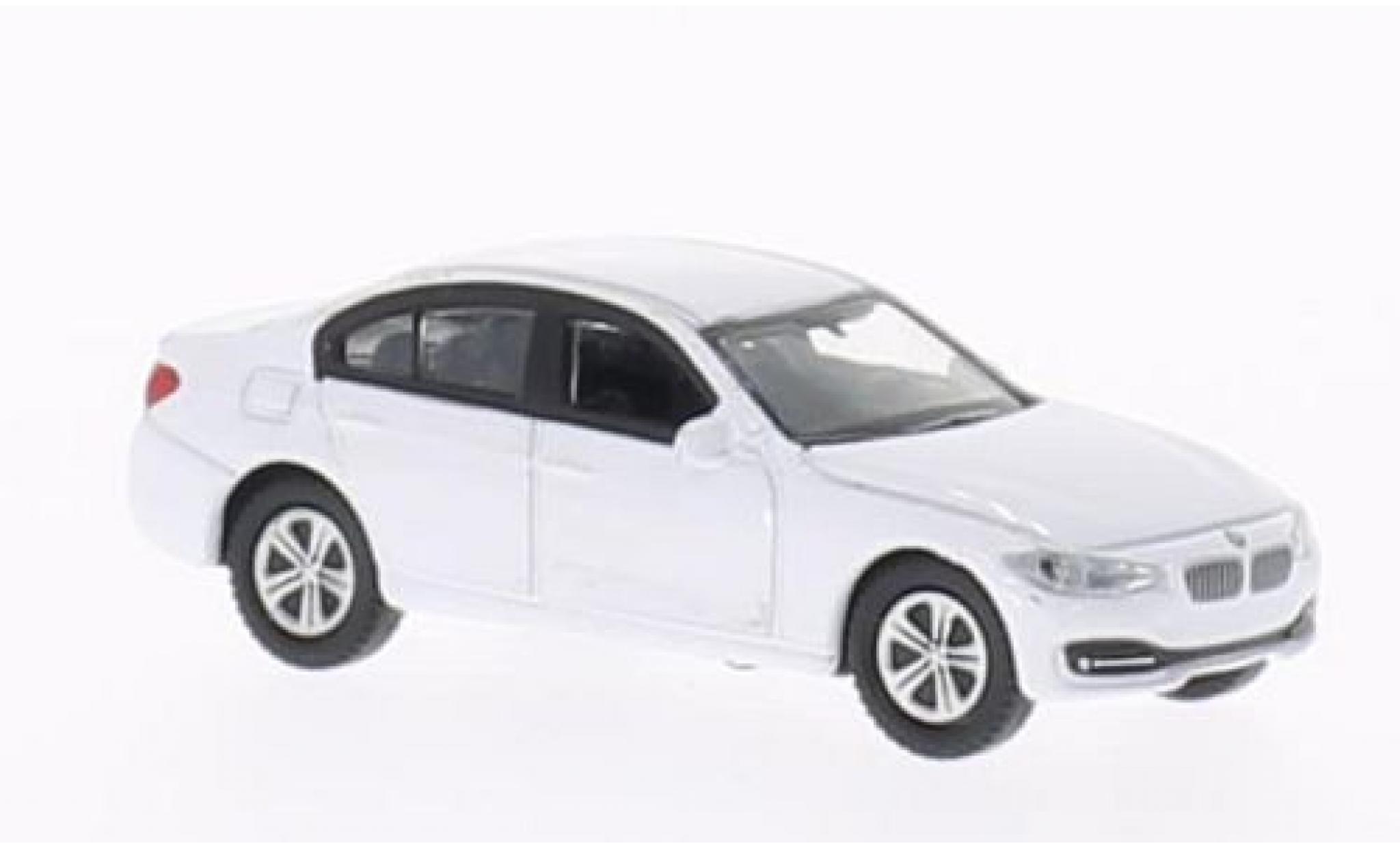 Bmw 335 1/18 Welly i wit modelauto