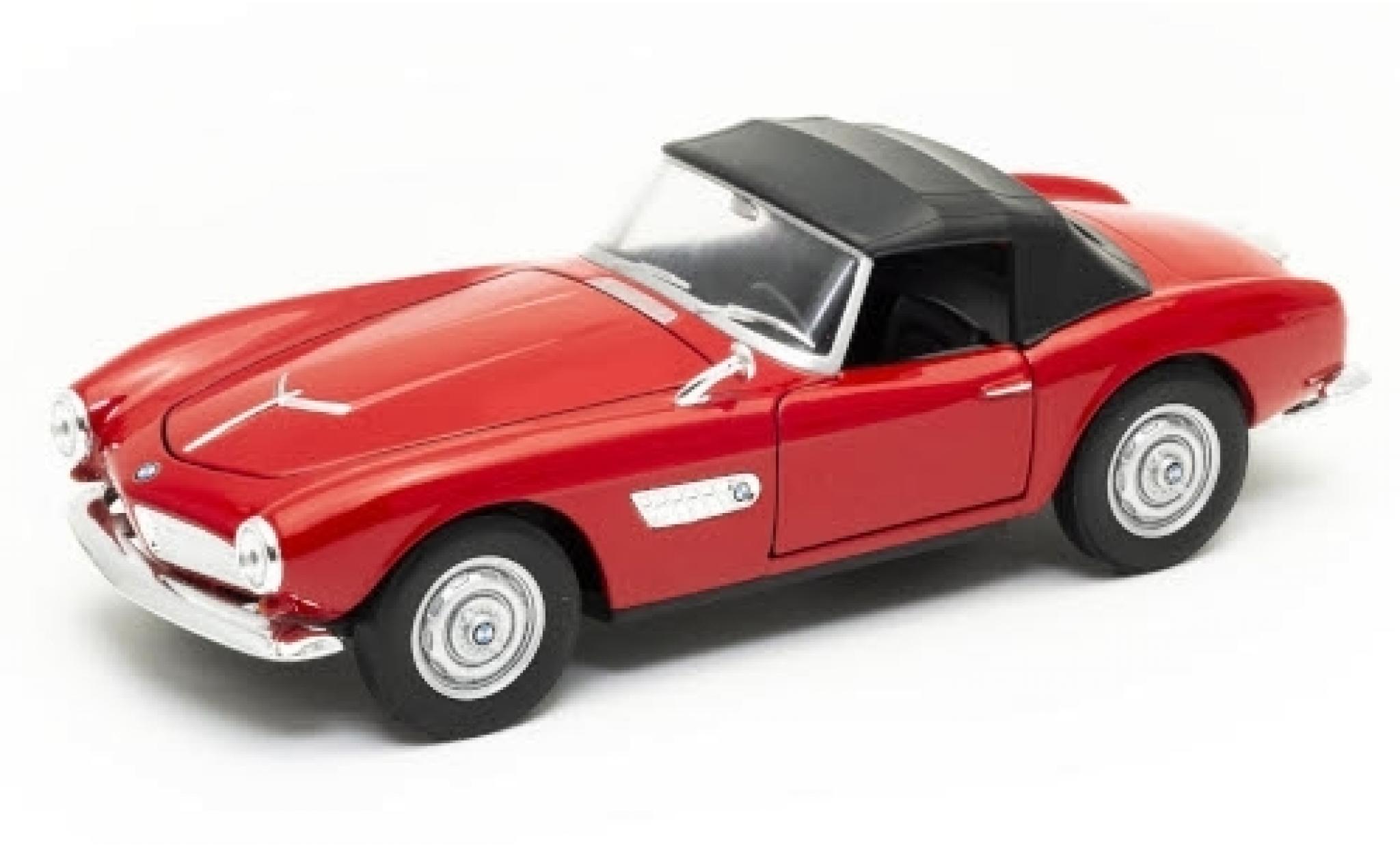 Bmw 507 1/24 Welly rood Verdeck ferm&eacute; modelauto