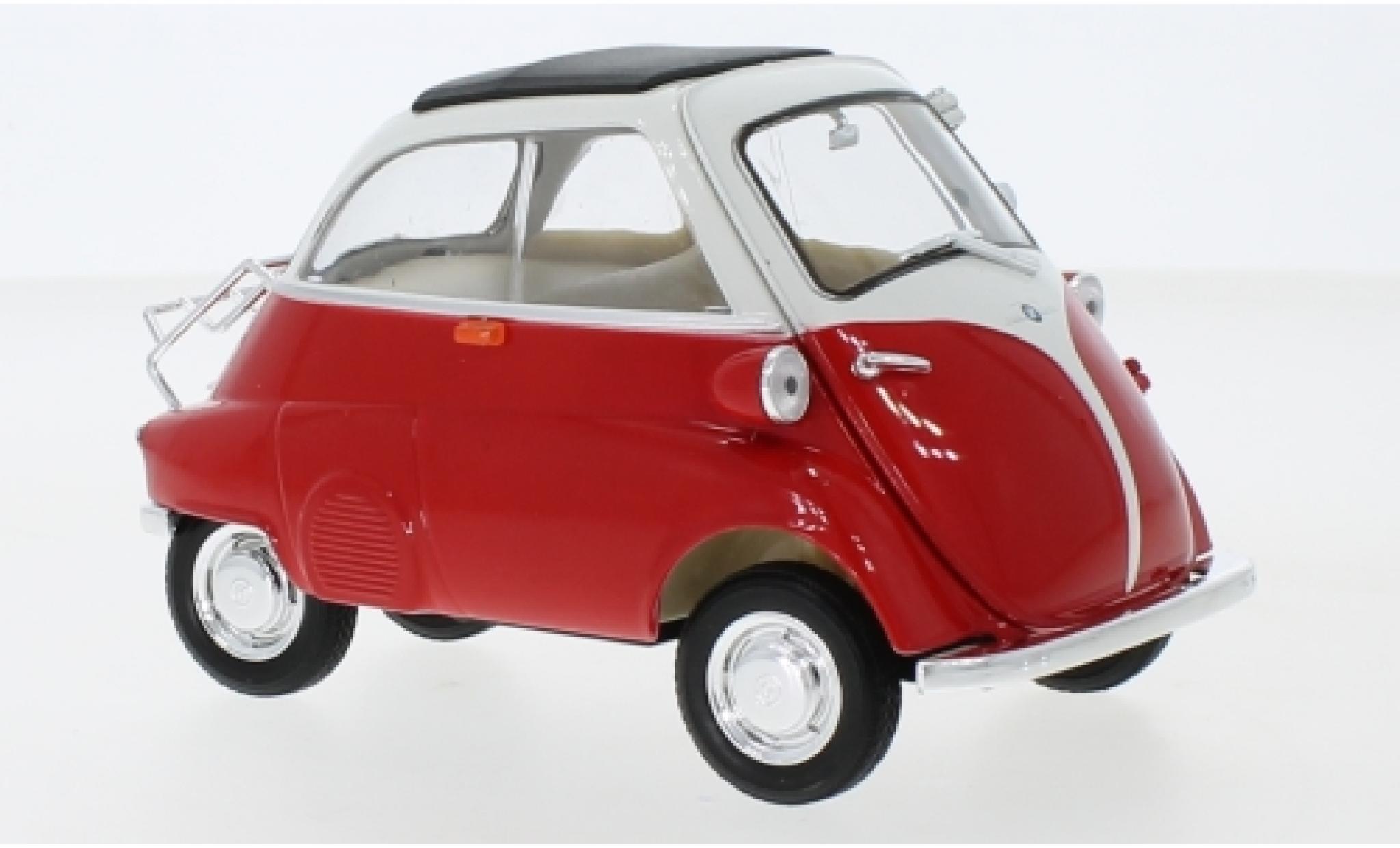 Bmw Isetta 1/18 Welly 250 rood/wit modelauto