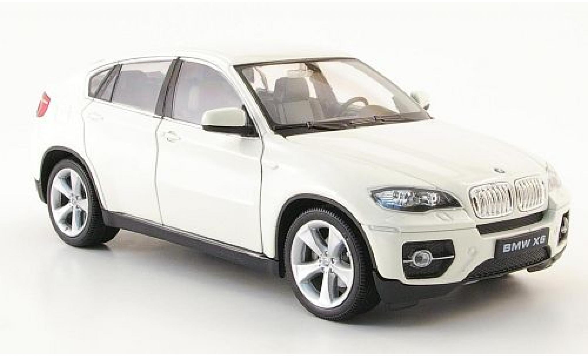 Bmw X6 1/24 Welly wit 1:24 modelauto