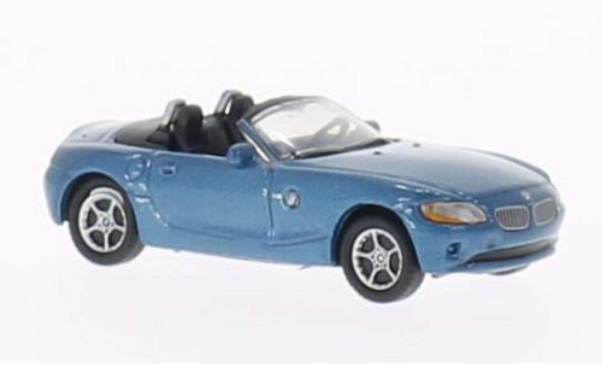 Bmw Z4 1/87 Welly blauw modelauto